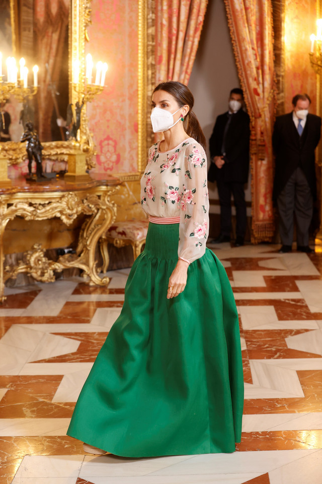 Królowa Letizia w sukni teściowej sprzed 45 lat