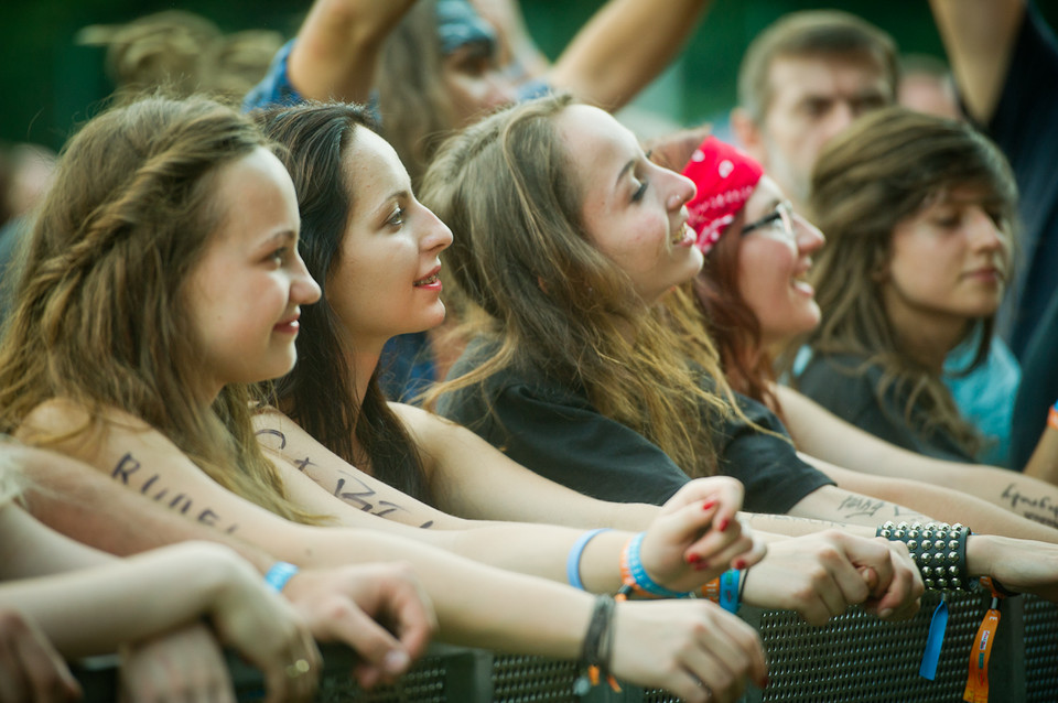 Publiczność podczas Jarocin Festiwal 2014