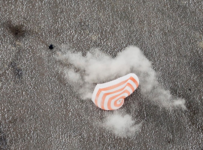 TMA-19 ląduje w Kazachstanie