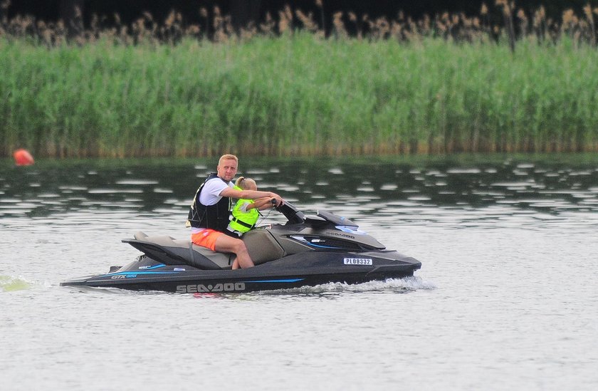 Kamil Glik, wakacje, mazury