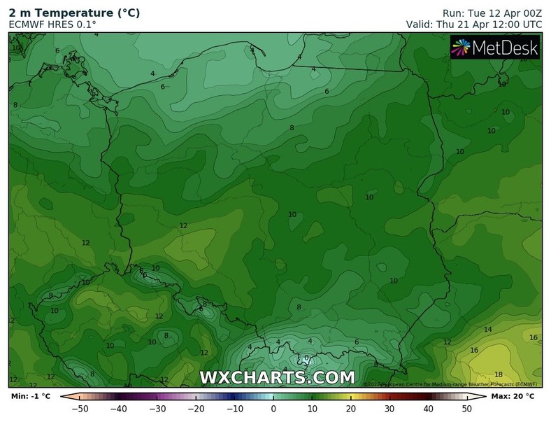 Temperatura w dalszym ciągu będzie niska.