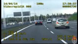 Szalony pościg za mercedesem. Zobacz, kogo dopadła policja. WIDEO