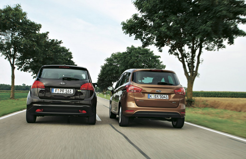 Ford B-Max kontra Kia Venga: miejskie vany dla rodziny