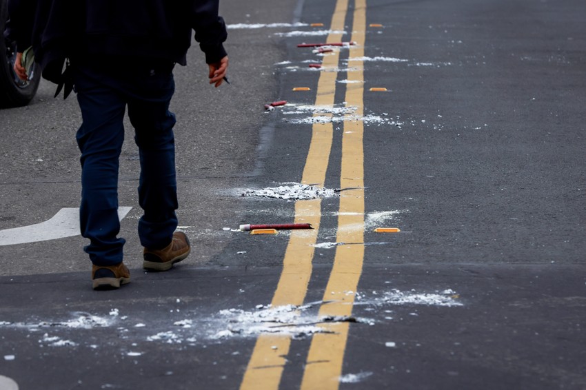 Policija na mestu pucnjave u Stoktonu, Kalifornija, 30. novembra