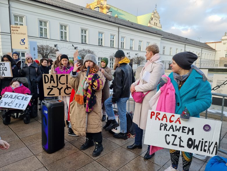 Protest Osób z Niepełnosprawnościami i ich Opiekunów