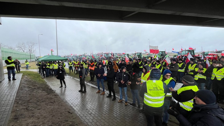 Protest podlaskich rolników