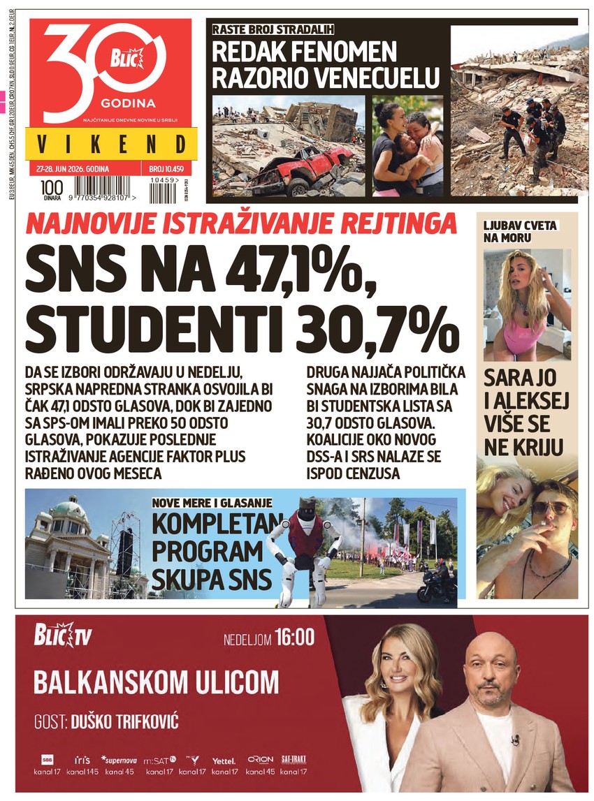 Naslovna Blic