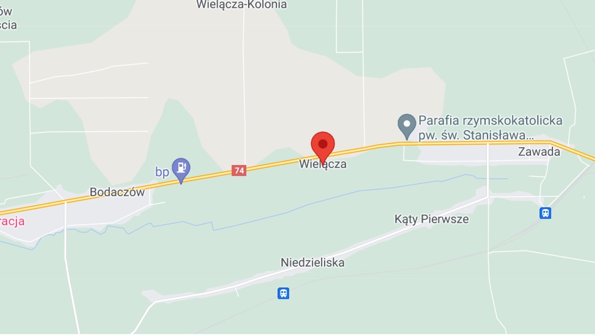 Lubelskie. Dwie osoby ranne w wypadku na drodze krajowej nr 74