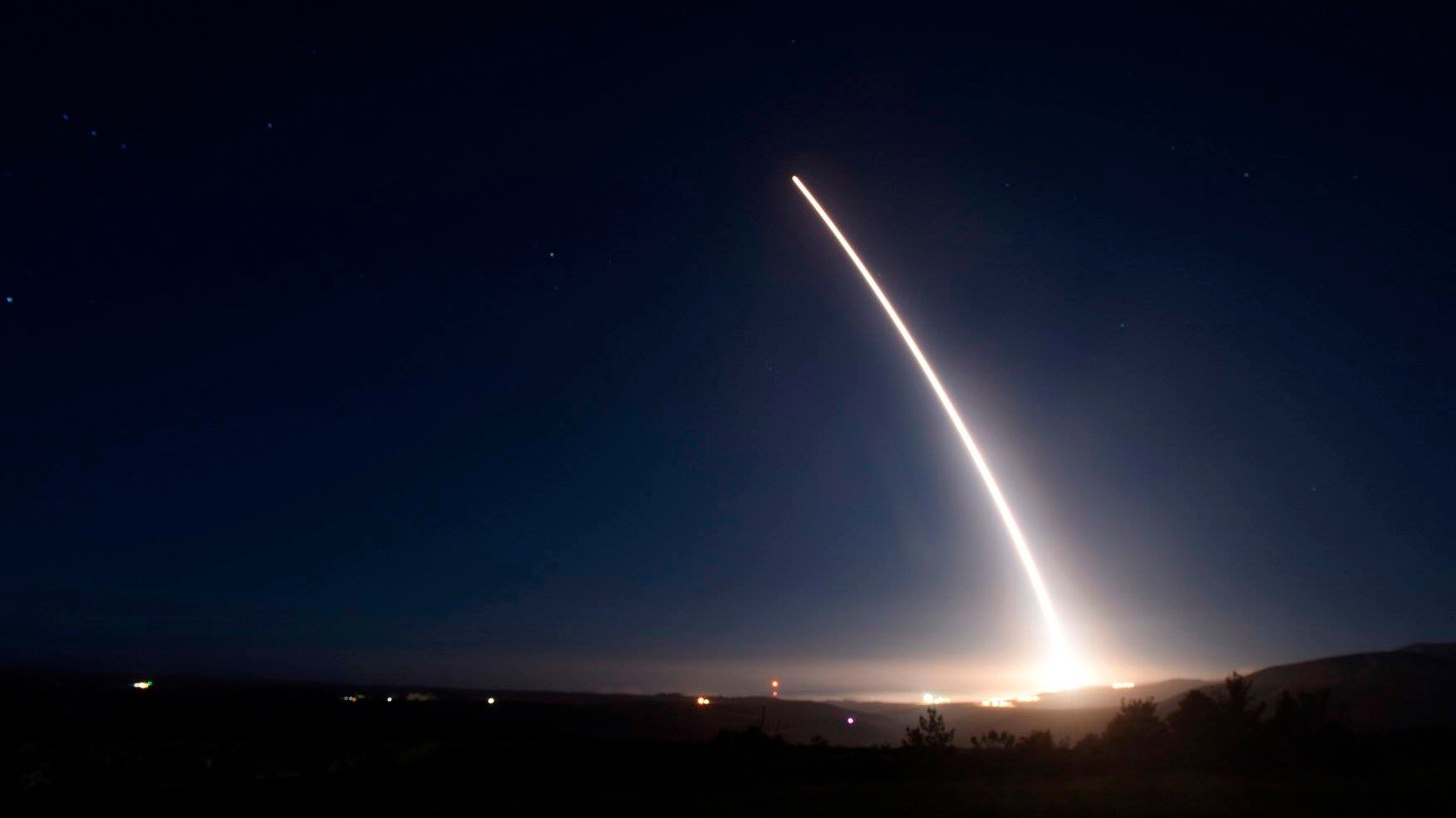 Test medzikontinentálnej nevyzbrojenej rakety Minuteman III