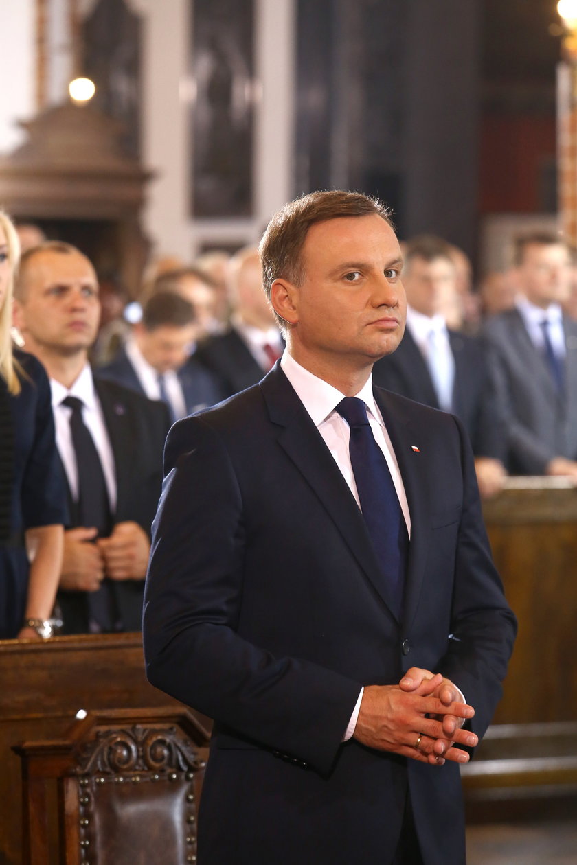 Msza święta za ojczyznę inaugurująca prezydenturę Andrzeja Dudy