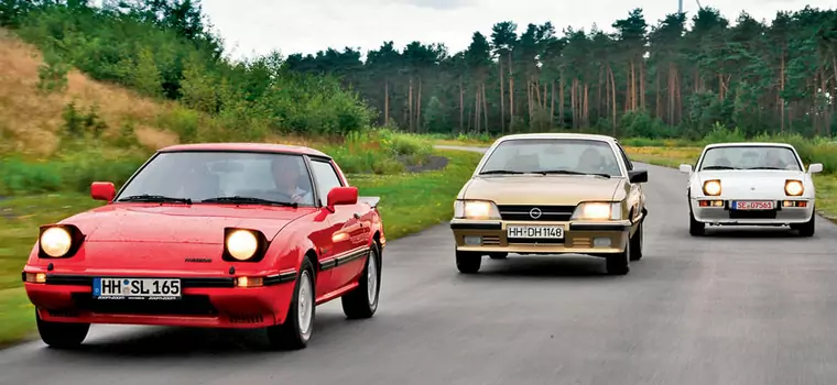 Porsche 924 kontra Opel Monza i Mazda RX-7 - Dość dziwne trio