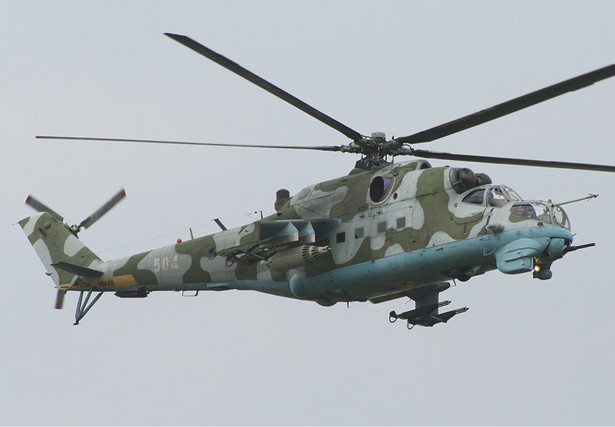 Śmigłowiec Mi-24D, fot. Radoslaw Idaszak