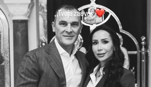 Aleksandar Nešović Baja sa suprugom