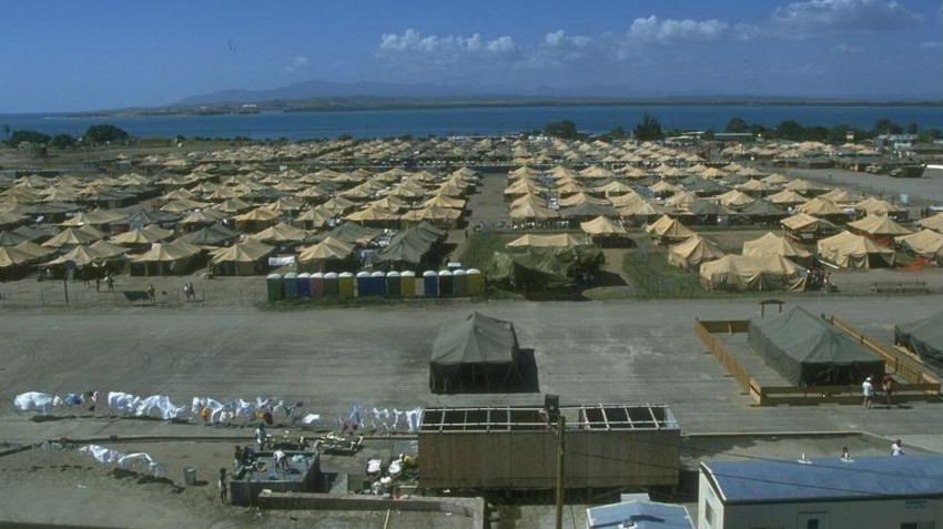 Kad je kamp bio najnaseljeniji, ličio je na „grad šatora" | Foto: Getty Images