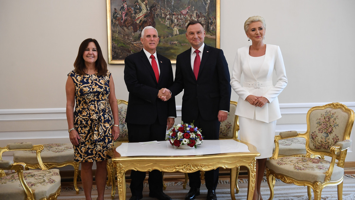 Wiceprezydent USA Mike Pence z wizytą w Polsce [Relacja na żywo]