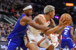 Kapitalna akcja i 'wsad' Sochana. Dziewiąta z rzędu porażka Spurs [WIDEO]