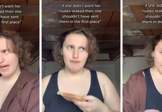 Tiktokerka porównała publikację nagich zdjęć do kanapki. Nagranie zostało viralem