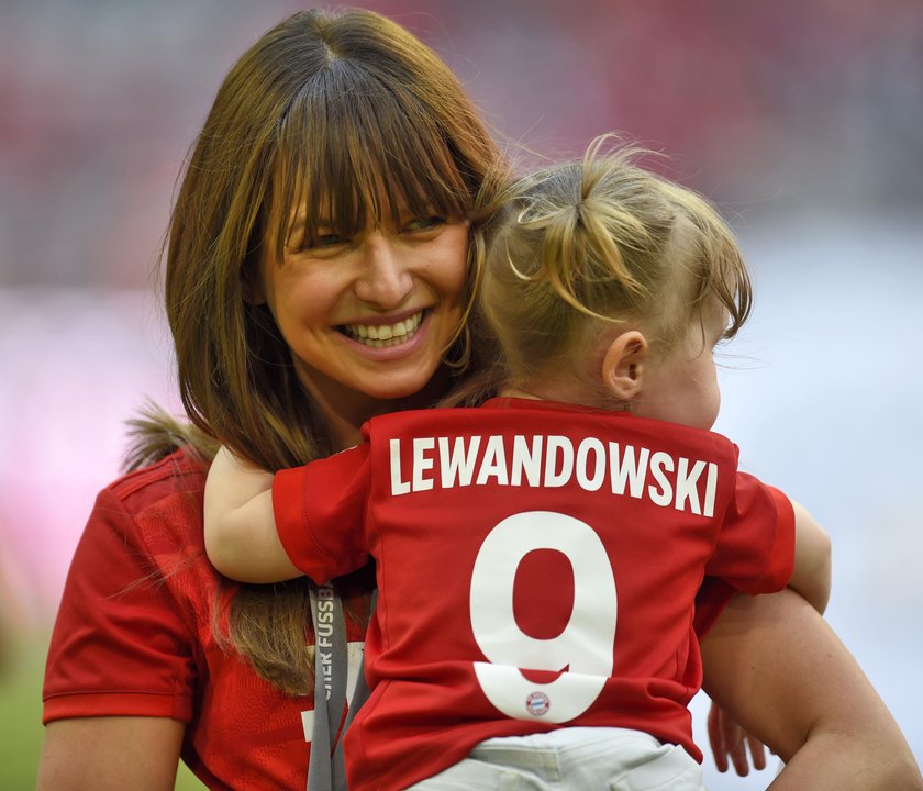 Anna Lewandowska z córką