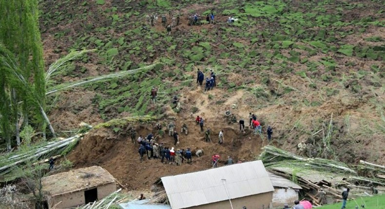 Governor Umahi approves demolition of 65 houses at landslide site/Illustration.