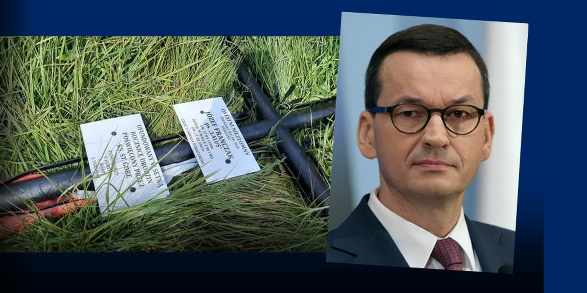 Premier Mateusz Morawiecki zareagował na akt wandalizmu