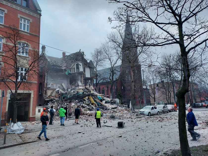 Katowice. Wybuch w kamienicy w Szopienicach