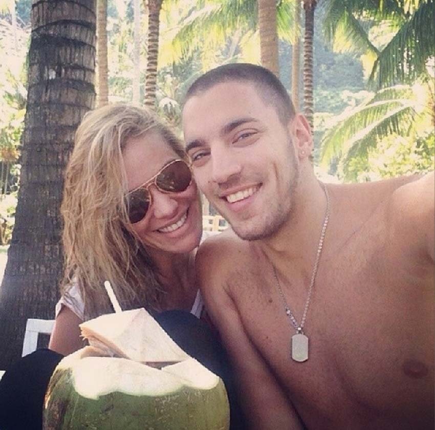 Vlada sa Natašom Bekvalac dok su bili u ljubavi