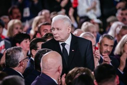 Jarosław Kaczyński na spotkaniu z sympatykami PiS