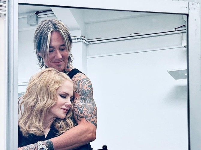 Nikol Kidman sa suprugom Kitom Urbanom foto: Instagram