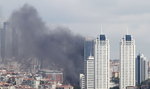 Ogromny pożar wieżowca w Stambule! FILM