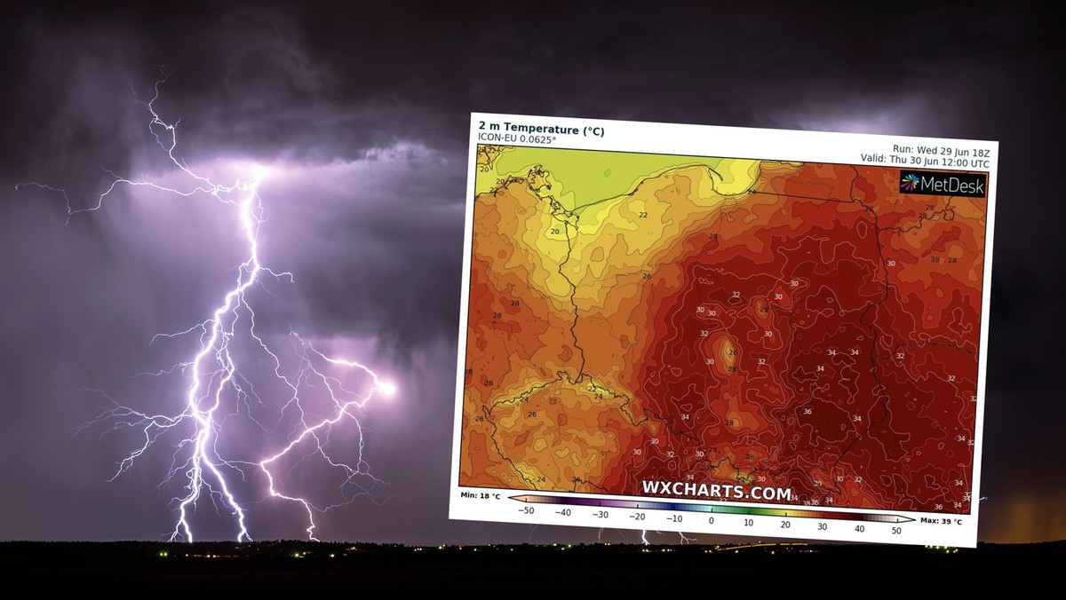 Pogoda na czwartek, 30 czerwca. Taka pogoda zdarza się raz na 20 lat!
