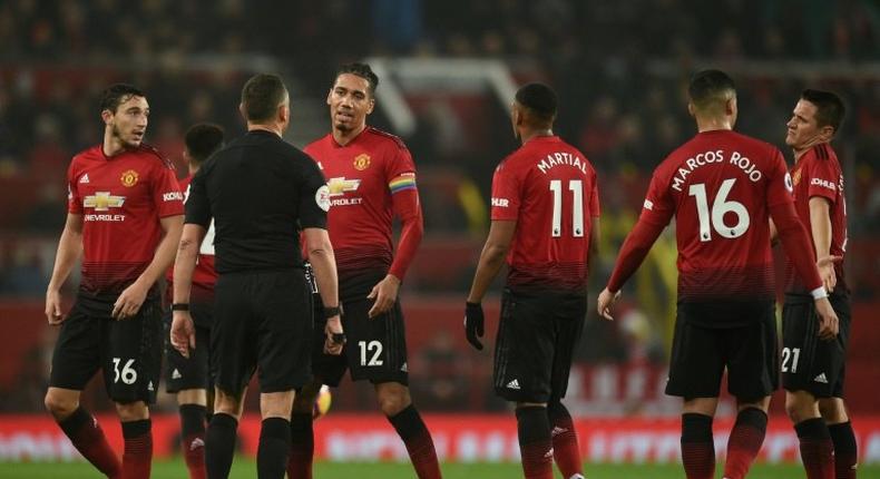 Manchester United's defenders struggled against Arsenal