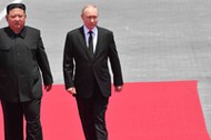 Kim Dzong Un i Władimir Putin