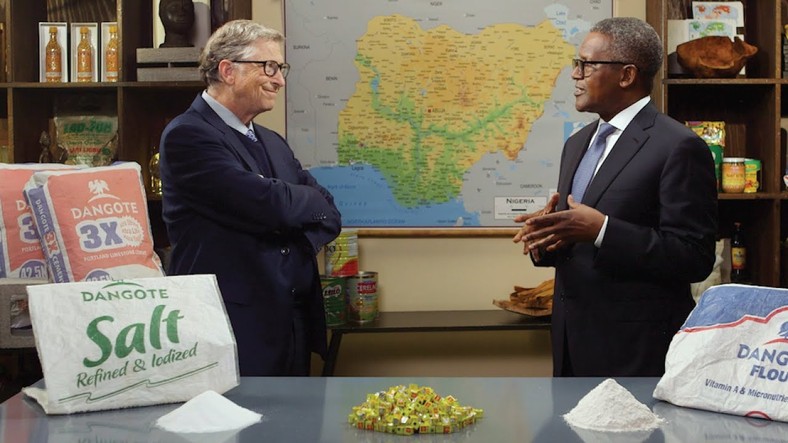 Aliko Dangote and Bill Gates (Youtube /Bill gates)