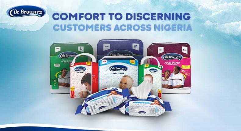Dr Browns range of baby wipes, diapers, and towel underpads bring an accessible experience of quality to the everyday Nigerian