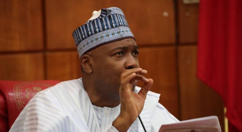 Bukola Saraki, a former governor and senator, says there must be a deliberate effort to crack down on cyber fraud [Twitter/@NGRSenate]