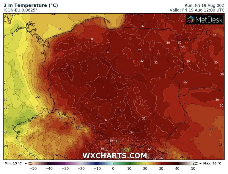 Na termometrach zobaczymy nawet 34 st. C