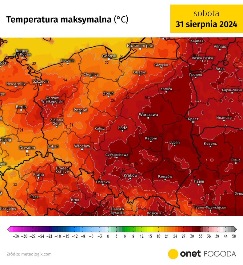 Pod koniec tygodnia od zachodu zacznie się stopniowo ochładzać