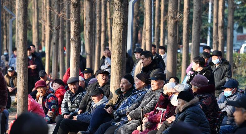 Increasing numbers of Chinese elderly people cannot afford to retire, according to reports.SOPA Images/Getty Images