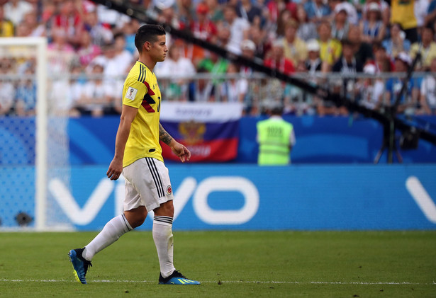 James Rodriguez ma krwiaka na łydce. Kolumbijczyk może nie zagrać z Anglią