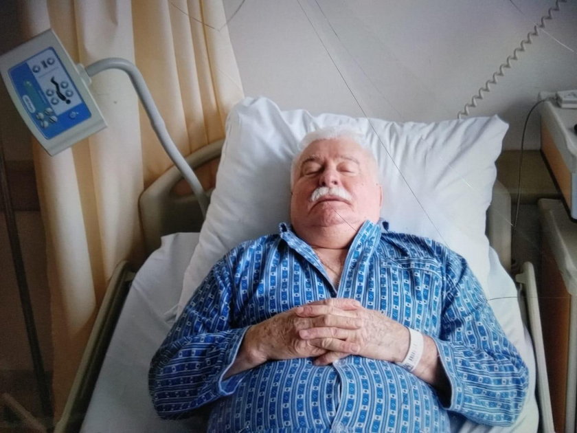 Lech Wałęsa w szpitalu