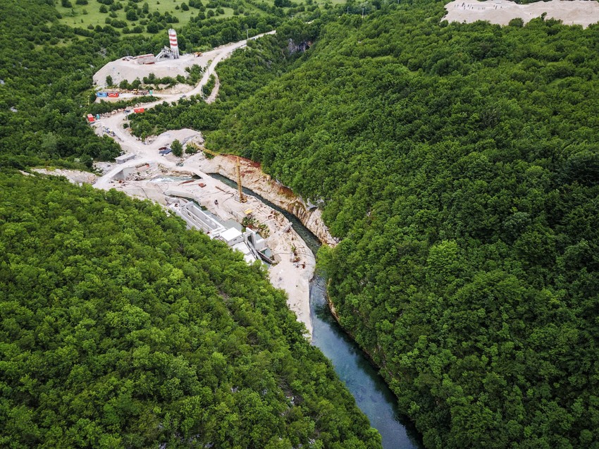 Gradnja elektrane na izvoru reke Sane