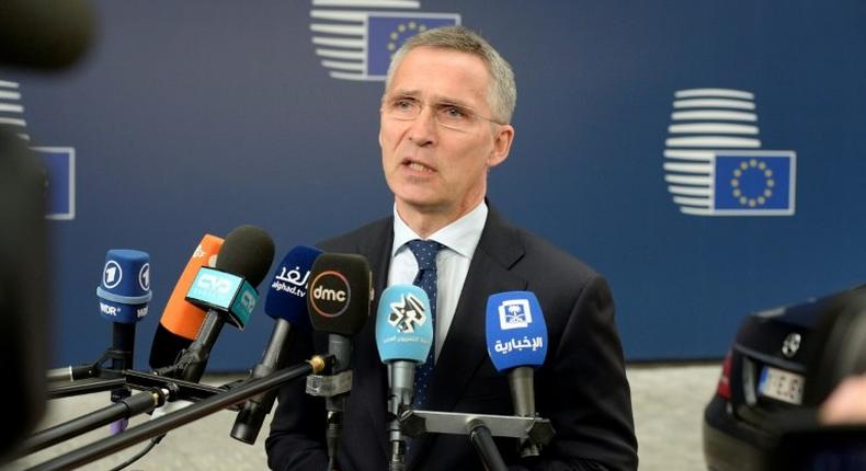 NATO Secretary General Jens Stoltenberg said the alliance would step up its fight against Islamic State