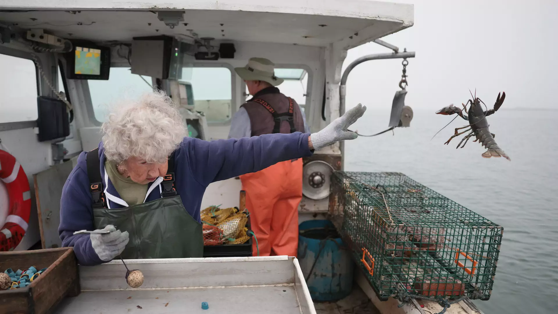 Ma 101 lat i nadal pracuje na kutrze rybackim. Poznajcie Virginię Oliver