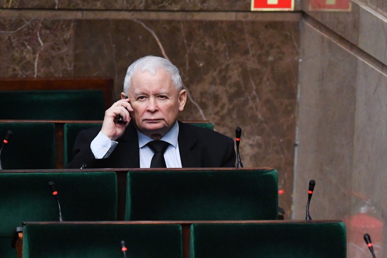 Jarosław Kaczyński w Sejmie