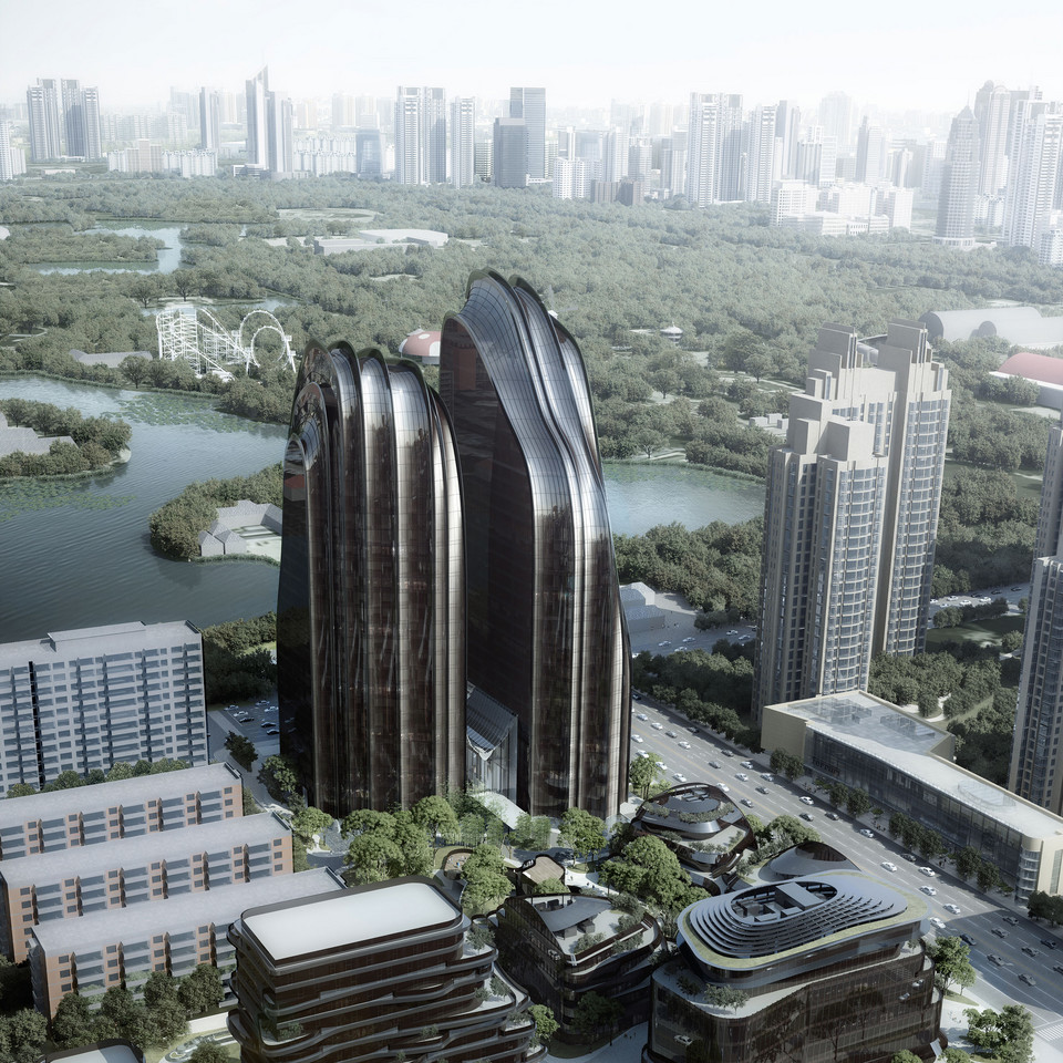 Chaoyang Park Plaza, Chiny, Pracownia MAD