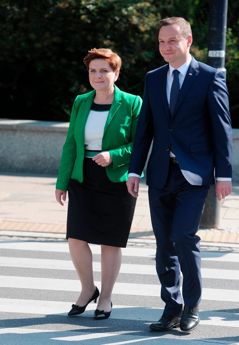 Beata Szydło i Andrzej Duda 