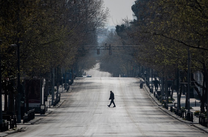 Prazne ulice Istanbula