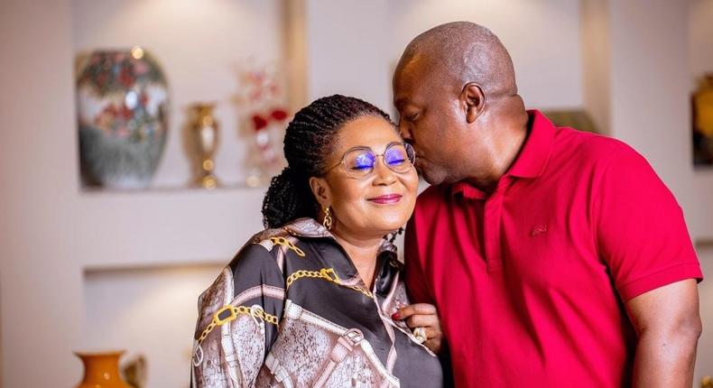 John and Lordina Mahama