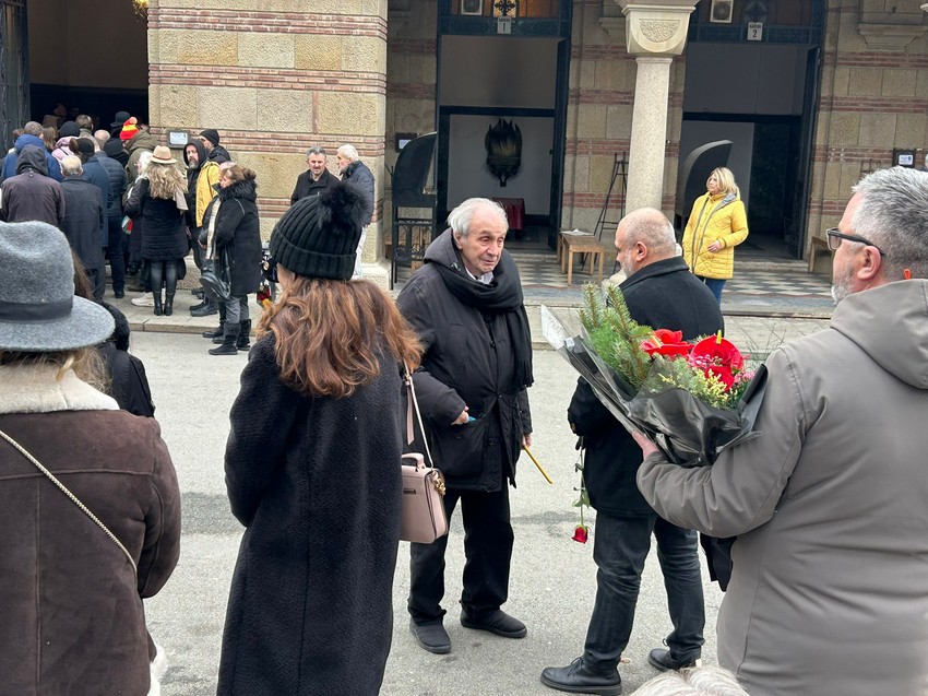 Goran Sultanović na sahrani
