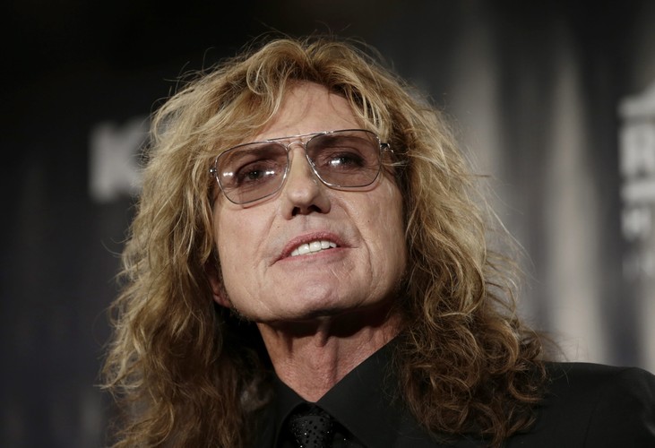 David Coverdale podczas ceremonii wprowadzenia do Rock and Roll Hall of Fame
